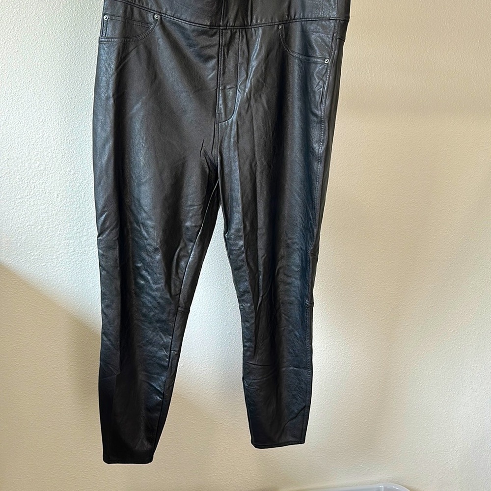 SPANX Faux Leather Leggings 1X